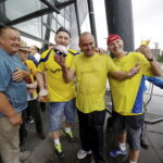 27.05.2016 Kolonia. Niemcy. Kibice na Lanxess Arena przed meczami o trzecie , drugie i pierwsze miejsce. / Jarosław Kubalski / Radio Kielce