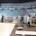 27.05.2016 Koloia. Niemcy. Hala Lanxess Arena przed finałami Ligii Mistrzów. Przygotowania. / Jarosław Kubalski / Radio Kielce