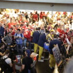 27.05.2016 Kolonia. Niemcy. Kibice na Lanxess Arena przed meczami o trzecie , drugie i pierwsze miejsce. / Jarosław Kubalski / Radio Kielce