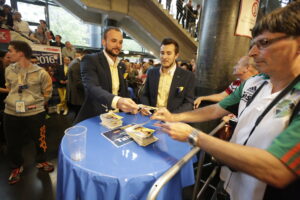 27.05.2016 Kolonia. Niemcy. Kibice na Lanxess Arena przed meczami o trzecie , drugie i pierwsze miejsce. / Jarosław Kubalski / Radio Kielce