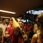 27.05.2016 Kolonia. Niemcy. Kibice na Lanxess Arena przed meczami o trzecie , drugie i pierwsze miejsce. / Jarosław Kubalski / Radio Kielce