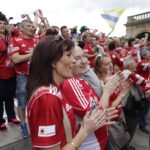 29.05.2016 Kolonia. Kibice przemaszerowali spod katedry do hali Lanxess Arena. / Jarosław Kubalski / Radio Kielce