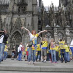 29.05.2016 Kolonia. Kibice przemaszerowali spod katedry do hali Lanxess Arena. / Jarosław Kubalski / Radio Kielce