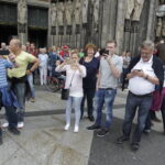 29.05.2016 Kolonia. Kibice przemaszerowali spod katedry do hali Lanxess Arena. / Jarosław Kubalski / Radio Kielce