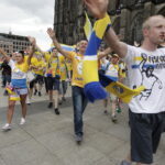 29.05.2016 Kolonia. Kibice przemaszerowali spod katedry do hali Lanxess Arena. / Jarosław Kubalski / Radio Kielce