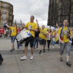 29.05.2016 Kolonia. Kibice przemaszerowali spod katedry do hali Lanxess Arena. / Jarosław Kubalski / Radio Kielce