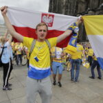 29.05.2016 Kolonia. Kibice przemaszerowali spod katedry do hali Lanxess Arena. / Jarosław Kubalski / Radio Kielce