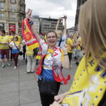 29.05.2016 Kolonia. Kibice przemaszerowali spod katedry do hali Lanxess Arena. / Jarosław Kubalski / Radio Kielce