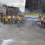 29.05.2016 Kolonia. Kibice przemaszerowali spod katedry do hali Lanxess Arena. / Jarosław Kubalski / Radio Kielce