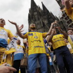 29.05.2016 Kolonia. Kibice przemaszerowali spod katedry do hali Lanxess Arena. / Jarosław Kubalski / Radio Kielce