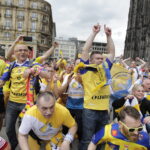 29.05.2016 Kolonia. Kibice przemaszerowali spod katedry do hali Lanxess Arena. / Jarosław Kubalski / Radio Kielce