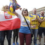 29.05.2016 Kolonia. Kibice przemaszerowali spod katedry do hali Lanxess Arena. / Jarosław Kubalski / Radio Kielce