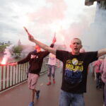 29.05.2016 Kolonia. Kibice przemaszerowali spod katedry do hali Lanxess Arena. / Jarosław Kubalski / Radio Kielce