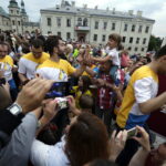 31.05.2016 Wielka feta Vive Tauronu na kieleckim Rynku / Jarosław Kubalski / Radio Kielce