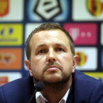 31.05.2016 Kielce. Nowy trener Korony Kielce Tomasz Wilman podczas konferencji prasowej. / Jarosław Kubalski / Radio Kielce