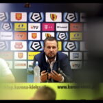 31.05.2016 Kielce. Nowy trener Korony Kielce Tomasz Wilman podczas konferencji prasowej. / Jarosław Kubalski / Radio Kielce