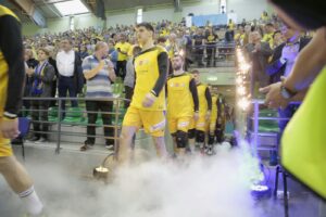 07.05.2016 Mecz Vive Tauron Kielce - Orlen Wisła Płock. Piotr Chrapkowski / Jarosław Kubalski / Radio Kielce