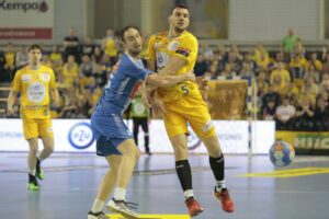 07.05.2016 Mecz Vive Tauron Kielce - Orlen Wisła Płock. Michał Jurecki / Jarosław Kubalski / Radio Kielce