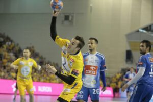 07.05.2016 Mecz Vive Tauron Kielce - Orlen Wisła Płock. Manuel Strlek / Jarosław Kubalski / Radio Kielce