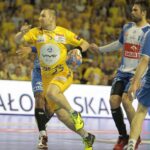 07.05.2016 Mecz Vive Tauron Kielce - Orlen Wisła Płock. Ivan Cupić i Valentin Ghionea / Jarosław Kubalski / Radio Kielce