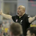 07.05.2016 Mecz Vive Tauron Kielce - Orlen Wisła Płock. Talant Dujszebajev / Jarosław Kubalski / Radio Kielce