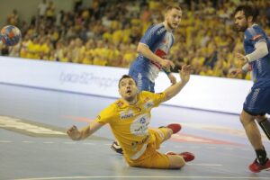 07.05.2016 Mecz Vive Tauron Kielce - Orlen Wisła Płock. Michał Jurecki / Jarosław Kubalski / Radio Kielce