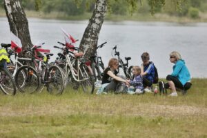 21.05.2016. Rodzinna Majówka Rowerowa. Piknik w Borkowie / Jarosław Kubalski / Radio Kielce