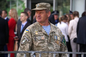 14.5.2016 Winnica, Ukraina. Prezydent Kielc Wojciech Lubawski odebrał najwyższe odznaczenie Ukrainy - Order Księcia Jarosława Mądrego. / Stanisław Blinstrub / Radio Kielce