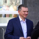 14.5.2016 Winnica, Ukraina. Mer miasta Serhij Morhunov / Stanisław Blinstrub / Radio Kielce