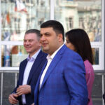 14.5.2016 Winnica, Ukraina. Prezydent Kielc Wojciech Lubawski odebrał najwyższe odznaczenie Ukrainy - Order Księcia Jarosława Mądrego. / Stanisław Blinstrub / Radio Kielce