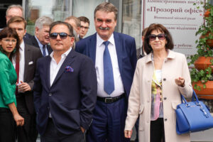 14.5.2016 Winnica, Ukraina. Prezydent Kielc Wojciech Lubawski odebrał najwyższe odznaczenie Ukrainy - Order Księcia Jarosława Mądrego. / Stanisław Blinstrub / Radio Kielce