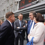 14.5.2016 Winnica, Ukraina. Prezydent Kielc Wojciech Lubawski odebrał najwyższe odznaczenie Ukrainy - Order Księcia Jarosława Mądrego. / Stanisław Blinstrub / Radio Kielce