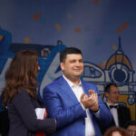 14.5.2016 Winnica, Ukraina. Prezydent Kielc Wojciech Lubawski odebrał najwyższe odznaczenie Ukrainy - Order Księcia Jarosława Mądrego. / Stanisław Blinstrub / Radio Kielce