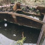 Rekonstrukcja niemieckiego działa samobieżnego Stug IV w Muzeum "Orła Białego" w Skarżysku. Pojazd w miejscu, z którego w 1999 roku został wyciągnięty. / Artur Buńko / Muzeum "Orła Białego" w Skarżysku