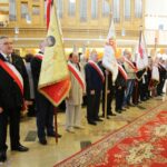 01.05.2016 Obchody Dnia Ludzi Pracy zorganizowane przez "Solidarność". Msza w kościele świętego Józefa Robotnika w Kielcach / Wojciech Habdas / Radio Kielce