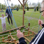 1.5.2016 Podzamcze Chęciskie. Majówka w Centrum Nauki Leonardo da Vinci / Wojciech Habdas / Radio Kielce