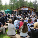 1.5.2016 Tokarnia. 1 Festiwal Świętokrzyskich Smaków w Parku Etnograficznym. / Wojciech Habdas / Radio Kielce