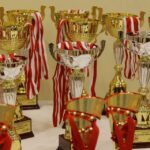 01.05.2016 Międzynarodowy Festiwal Bilardu. Wręczenie pucharów dla zwycięzców / Wojciech Habdas / Radio Kielce