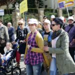 06.05.2016. Ulicami Kielc przeszedł marsz, będący częścią obchodów Dnia Godności Osób z Niepełnosprawnością / Wojciech Habdas / Radio Kielce