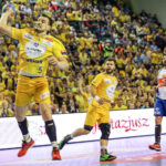 8.5.2016 Kielce. Fragment meczu Vive Tauron Kielce - Orlen Wisła Płock. / Wojciech Habdas / Radio Kielce