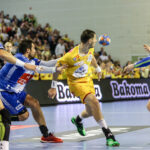 8.5.2016 Kielce. Fragment meczu Vive Tauron Kielce - Orlen Wisła Płock. / Wojciech Habdas / Radio Kielce