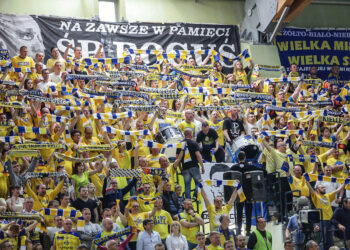 8.5.2016 Kielce. Fragment meczu Vive Tauron Kielce - Orlen Wisła Płock. / Wojciech Habdas / Radio Kielce