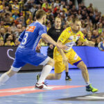 8.5.2016 Kielce. Fragment meczu Vive Tauron Kielce - Orlen Wisła Płock. / Wojciech Habdas / Radio Kielce