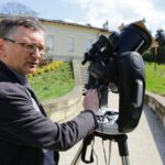 09.05.2016. Na placu Artystów można oglądać tranzyt Merkurego / Wojciech Habdas / Radio Kielce