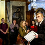 10.5.2016 Kielce. Chrzest i jego dziedzictwo. Konferencja z okazji rocznicy 1050-lecia chrztu. Zwiedzanie Katedry. / Wojciech Habdas / Radio Kielce