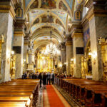 10.5.2016 Kielce. Chrzest i jego dziedzictwo. Konferencja z okazji rocznicy 1050-lecia chrztu. Zwiedzanie Katedry. / Wojciech Habdas / Radio Kielce