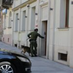 10.05.2016. Alarm bombowy w Prokuraturze Okręgowej przy ulicy Mickiewicza w Kielcach / Wojciech Habdas / Radio Kielce