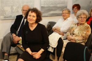 10.05.2016. Danuta Gajek - nauczycielka z Chmielnika - otrzymała Nagrodę im. Hanny Goldszajd i Dawidka Rubinowicza / Wojciech Habdas / Radio Kielce