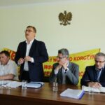 11.05.2016. Spotkanie z mieszkańcami Nowego Korczyna w sprawie budowy obwodnicy / Wojciech Habdas / Radio Kielce