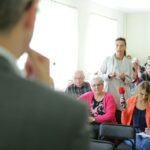 11.05.2016. Spotkanie z mieszkańcami Nowego Korczyna w sprawie budowy obwodnicy / Wojciech Habdas / Radio Kielce